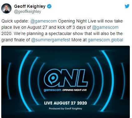 Gamescom 27-30 Ağustos Tarihleri Arasında Dijital Ortamda Gerçekleştirilecek