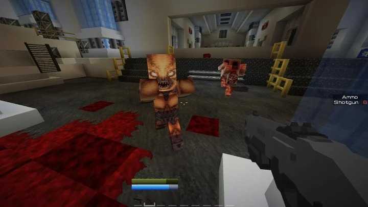Bir Oyuncu Doom'u Minecraft’ta Yeniden Oluşturmaya Çalışıyor