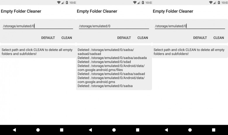 4. Empty Folder Cleaner