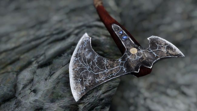 Skyrim God of War Leviathan Baltası