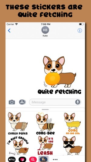 2. Corgi Puns – cute dog stickers