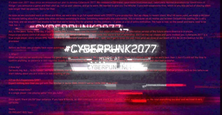 Cyberpunk 2077 Ne Zaman Yayınlanacak?