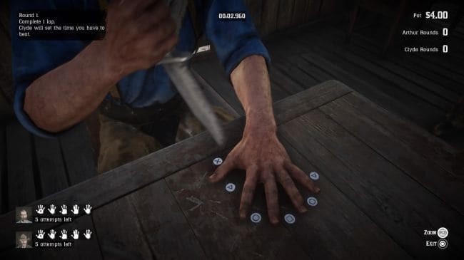 1. Red Dead Redemption 2 Five Finger Fillet