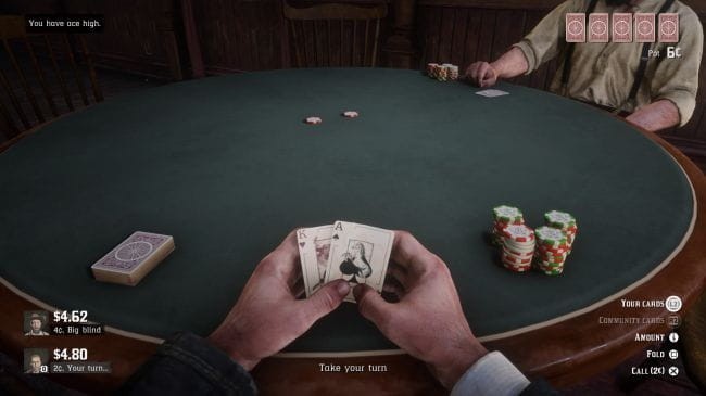 2. Red Dead Redemption 2 Poker