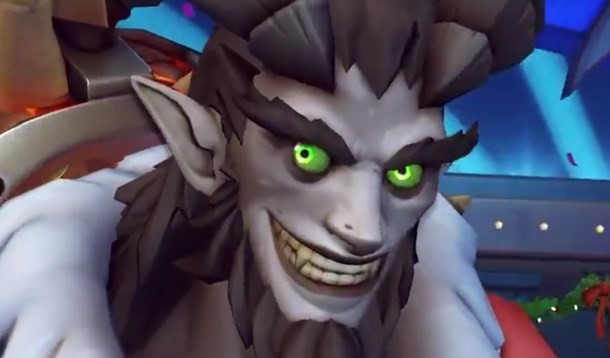 Overwatch Junkrat Krampus