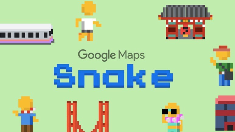 Google Haritalar Mobil ve Masaüstü Yılan Oyunu