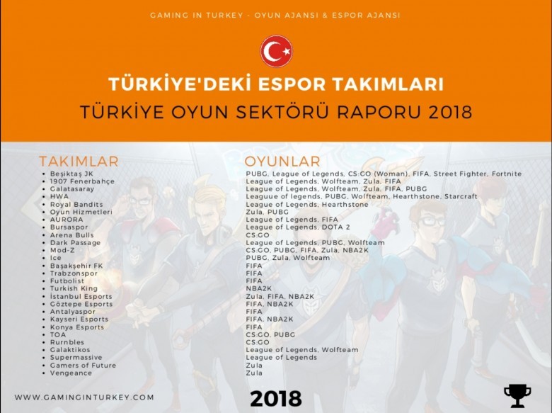 Türkiye'deki Espor Takımları