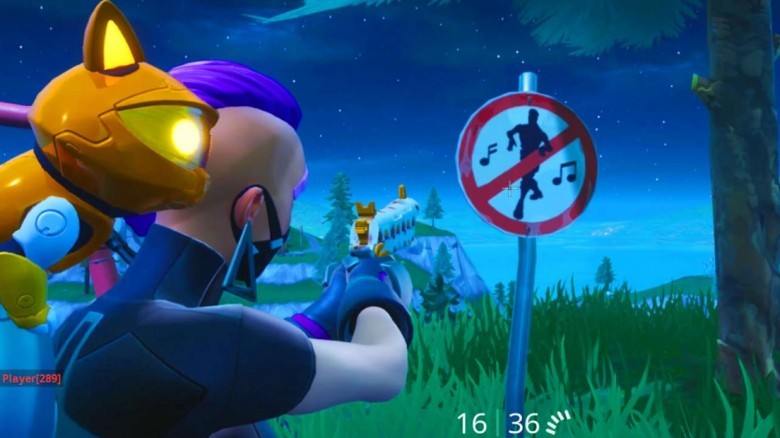 Fortnite Dans Etmek Yasak Tabelaları