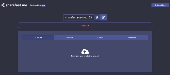1. Sharefast.me – Geçici dosya, hatırlanabilir bağlantılar sayesinde hızlı transfer