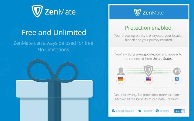 3. ZenMate for Chrome