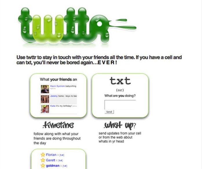 14. TWITTER - Mikroblogging hizmeti (2006)