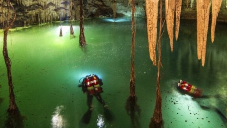 Dalgıçlar Dünyanın En Büyük Sualtı Mağarasını Buldu