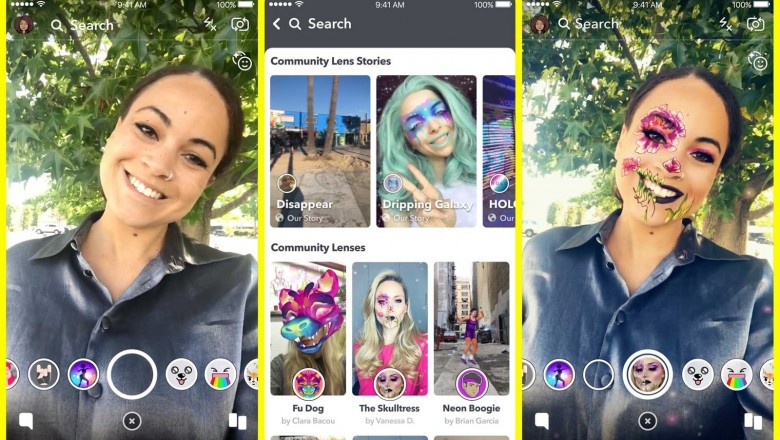 Snapchat, Kullanıcılara Yönelik AR Lenslerini Bulmayı Kolaylaştırıyor