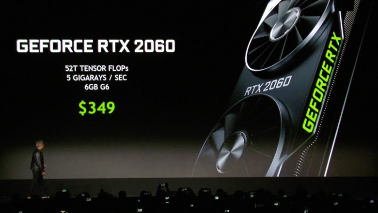 Nvidia, RTX 2060 Ekran Kartını Duyurdu ve Fiyatı 350 Dolar