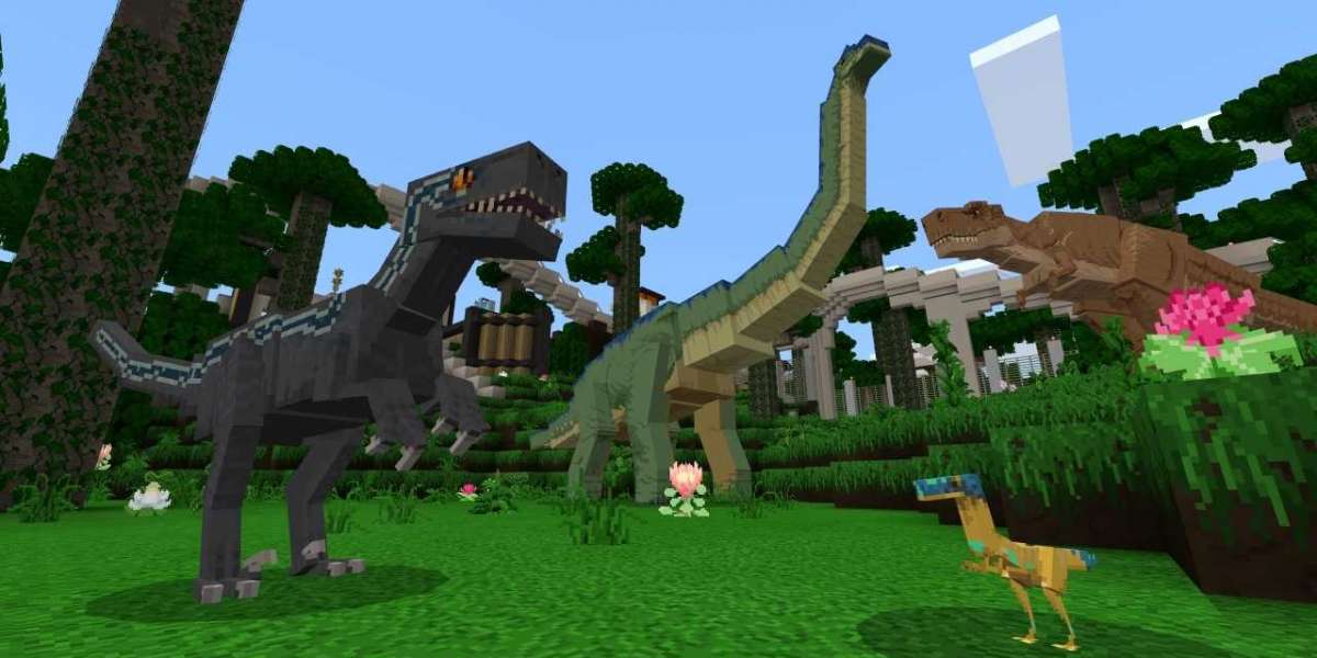 Minecraft'a Jurassic World DLC'si Geliyor