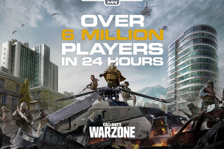 Call of Duty: Warzone İlk 24 Saatte 6 Milyon Oyuncuya Ulaştı