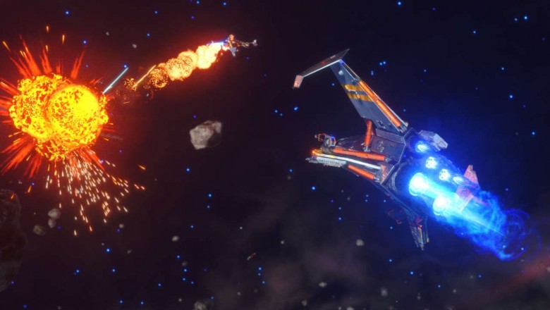 Rebel Galaxy Outlaw Oynanış Videosu Uzay Korsanları, İt Dalaşı ve Daha Fazlasını Sunuyor