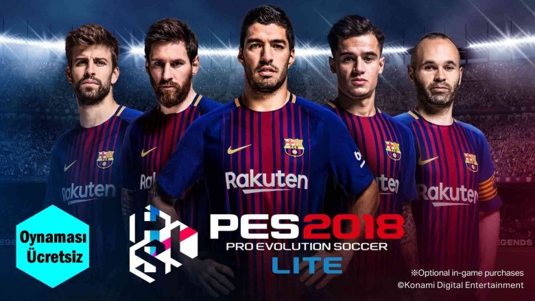 Oynaması Ücretsiz PES 2019 Lite Geliyor