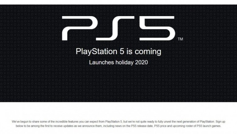 Sony, Resmi Playstation 5 Sayfasını Açtı