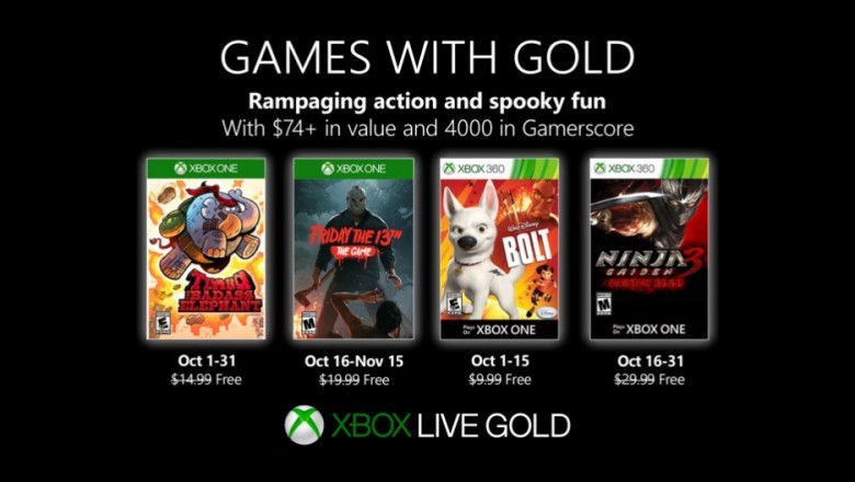 Xbox Live Gold Ekim Ayı Ücretsiz Olacak Oyunlar