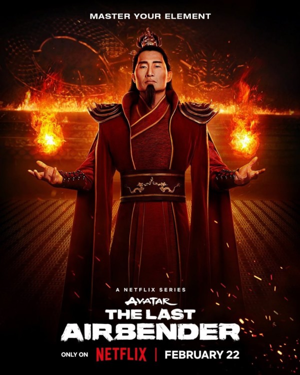 “Avatar: Son Hava Bükücü” dizisinin yeni karakter posterlerinde Ateş Ulusu halkı yer alıyor.