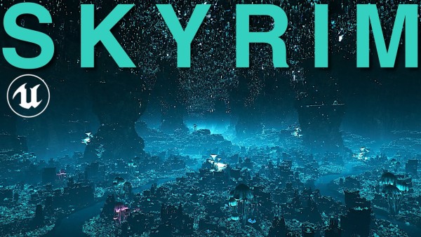 Sanatçı, Skyrim’in Kara Sınırını Unreal Engine 5 motorunda yeniden yarattı.