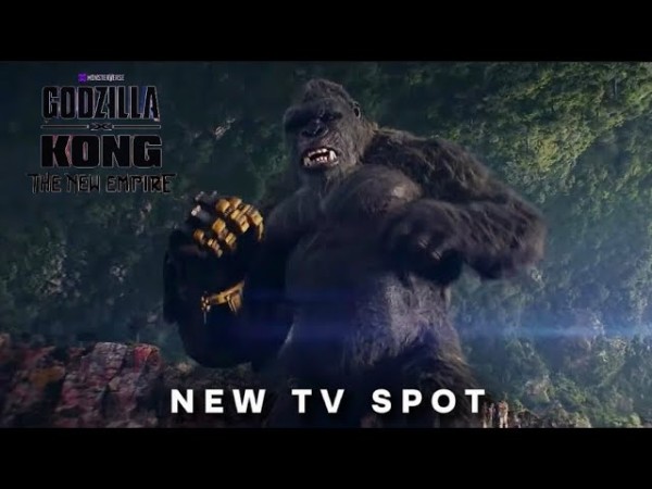 Kong is outraged in the new trailer for the film “Godzilla and Kong: The New Empire”
