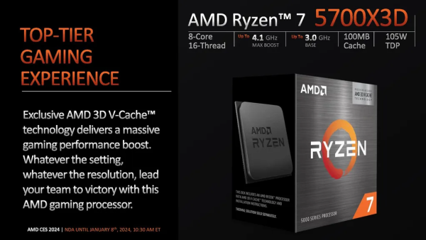 Ryzen 7 5700X3D AM4, Core i5-13600KF’i belirgin bir şekilde geride bırakıyor: İlk oyun testlerinde