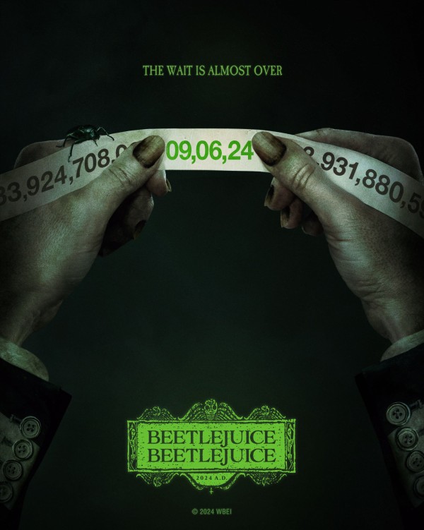 “Bettlejuice” Tim Burton’ın devam filmi ilk afişini aldı
