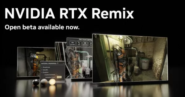 NVIDIA, RTX Remix’i 0.4.1 sürümüne güncelledi ve uyumluluğu artırdı