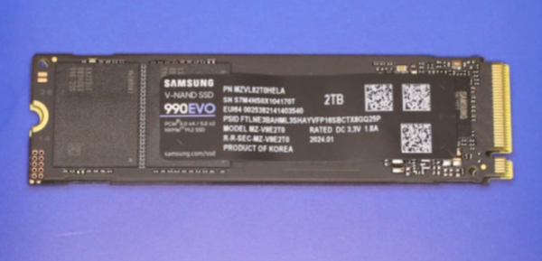 Samsung 990 EVO 2TB Gen4/Gen5 NVMe’nin Dünya’daki İlk Hibrid Katı Hal Sürücüsü Test Edildi