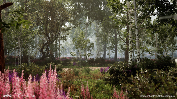 Rusya’nın Distortion rol yapma oyununda erken ekran görüntülerinde güneşli orman