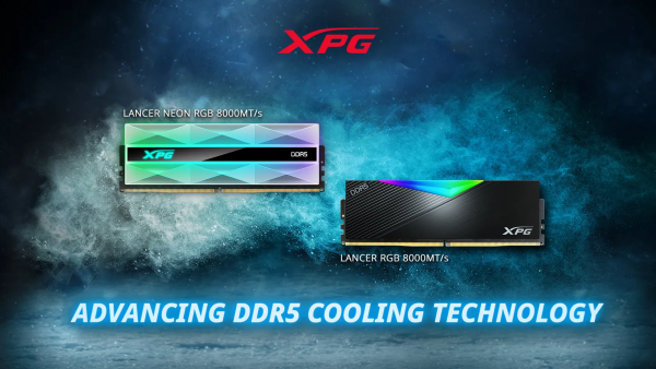 DDR5-8000 + Lancer Neon RGB ile XPG Termal Kaplama Teknolojisi Sıcaklığı %10 Düşürüyor