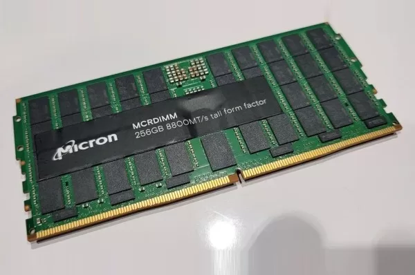 Micron, 256 GB’lık DDR5-8800 RAM modüllerini Tanıttı.
