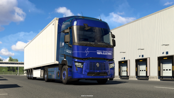 Euro Truck Simulator 2’de İlk Elektrikli Kamyon Renault Trucks E-Tech Geliyor