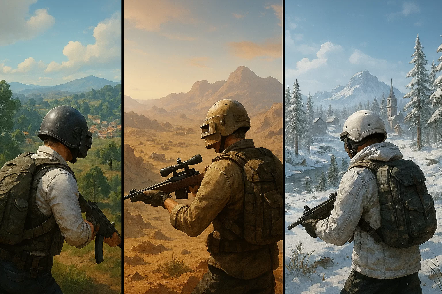 PUBG Harita Psikolojisi: Erangel, Miramar ve Vikendi Oyun Tarzlarını Nasıl Şekillendiriyor