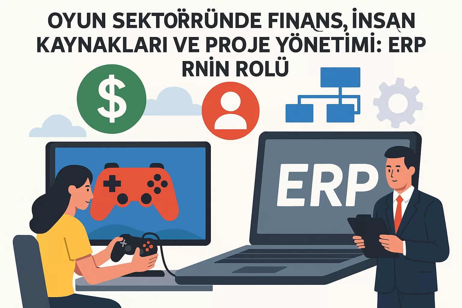 Oyun Sektöründe Finans, İnsan Kaynakları ve Proje Yönetimi: ERP’nin Rolü