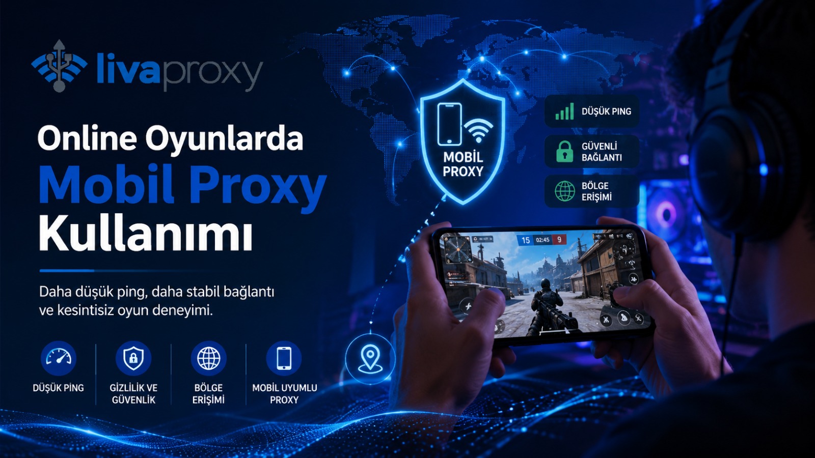 Online Oyunlarda Mobil Proxy Kullanımı